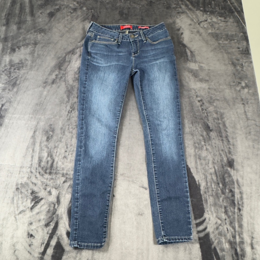 Guess Jeans Skinny Women 28 Blue Sienna Curvy Fit Medium Rise Denim